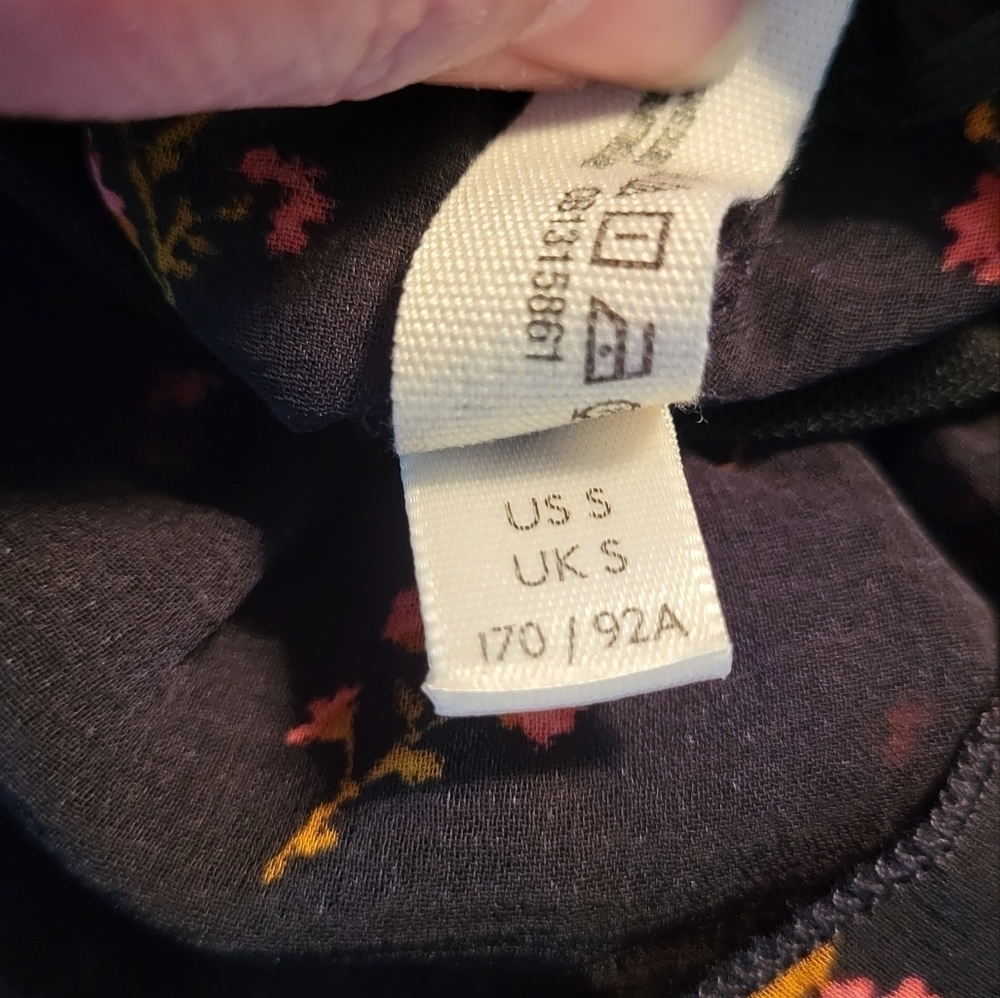 Free People Black Floral Bodysuit - Picture 12 of 14